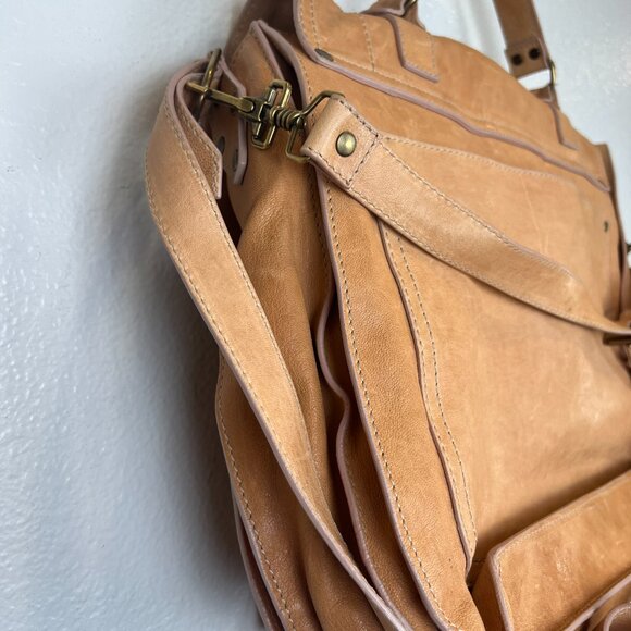 PROENZA SCHOULER "PS1 Large" satchel in a Tan leather Crossbody Strap - Picture 9 of 15